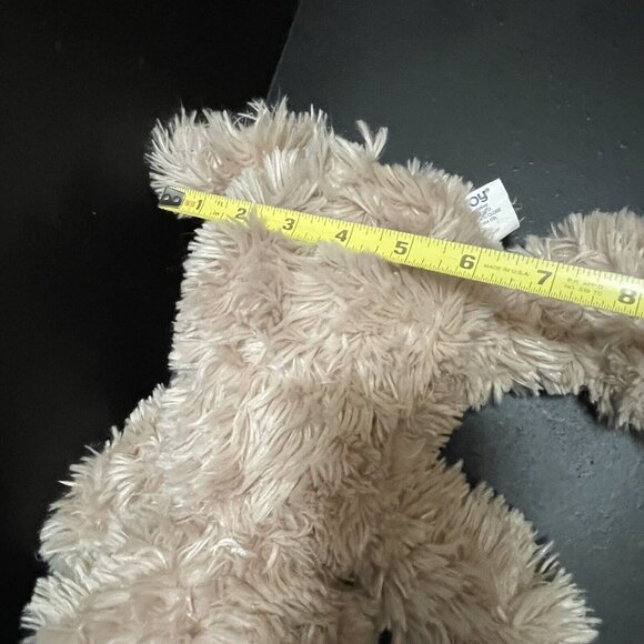 Kellytoy 12” super soft fluffy beige cuddily cute bear with gold threaded nose - Picture 9 of 9